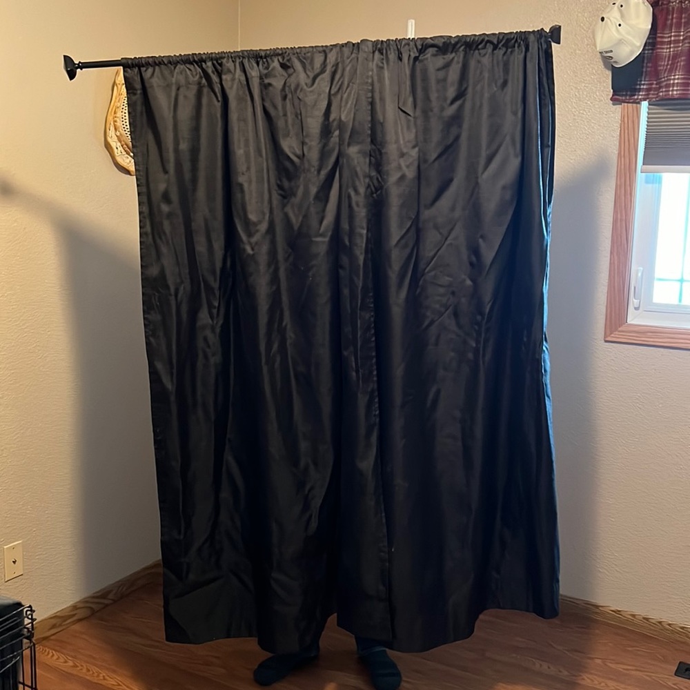 Black curtain